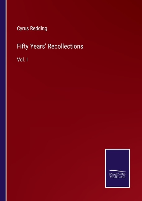 Front cover_Fifty Years' Recollections