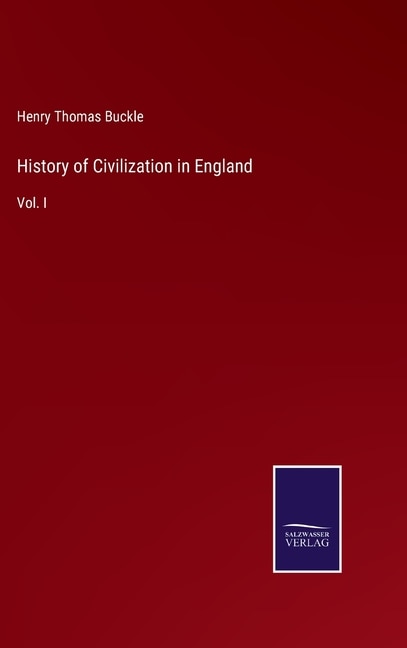 Front cover_History of Civilization in England