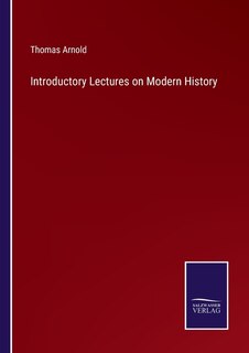 Couverture_Introductory Lectures on Modern History