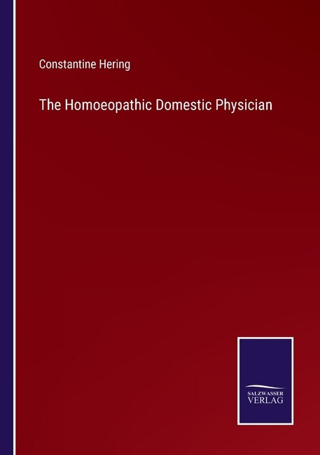 Front cover_The Homoeopathic Domestic Physician