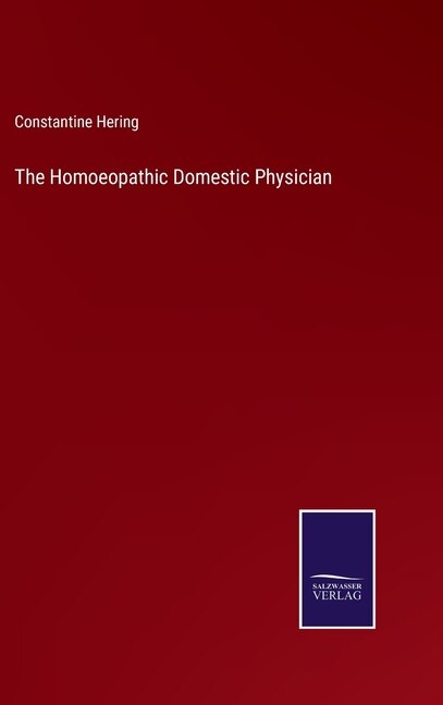 Front cover_The Homoeopathic Domestic Physician