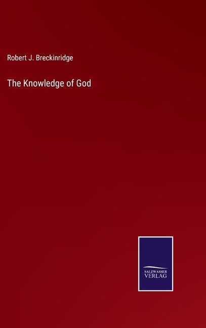 Front cover_The Knowledge of God
