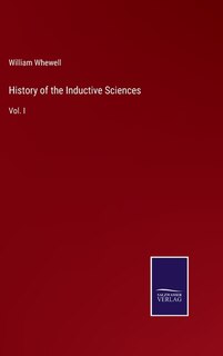 Front cover_History of the Inductive Sciences