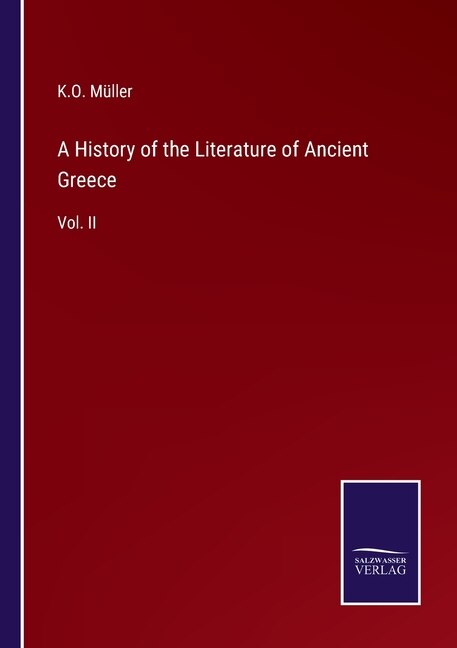 Front cover_A History of the Literature of Ancient Greece
