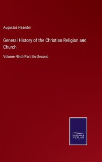 Couverture_General History of the Christian Religion and Church