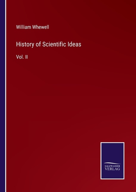 Couverture_History of Scientific Ideas