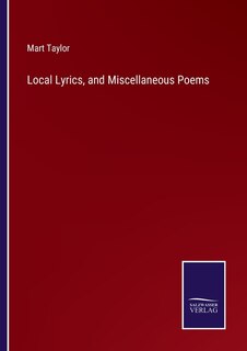Front cover_Local Lyrics, and Miscellaneous Poems