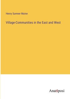 Front cover_Village-Communities in the East and West