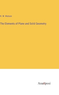 Front cover_The Elements of Plane and Solid Geometry