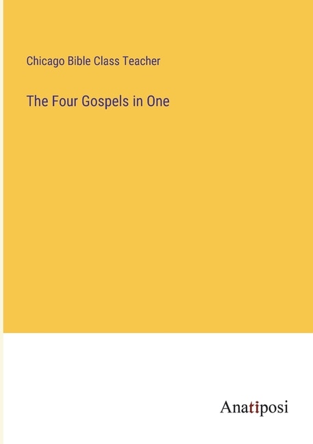 Couverture_The Four Gospels in One