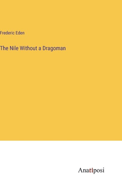 Couverture_The Nile Without a Dragoman