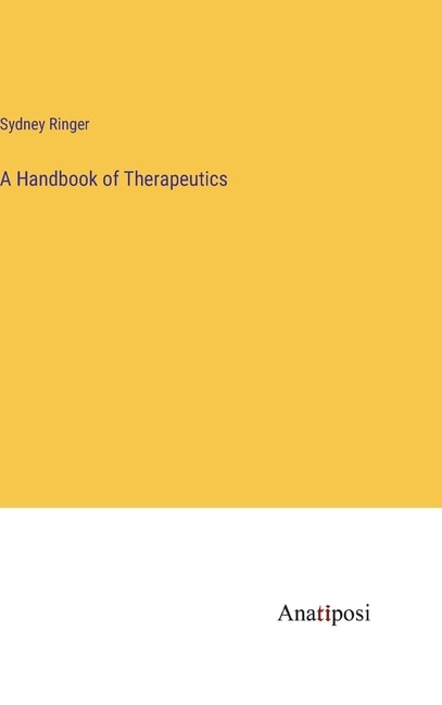 Front cover_A Handbook of Therapeutics