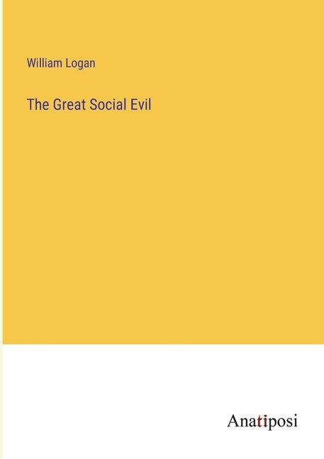 Front cover_The Great Social Evil