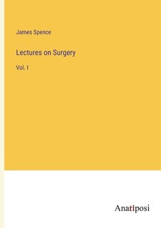 Couverture_Lectures on Surgery