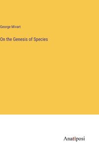 Front cover_On the Genesis of Species