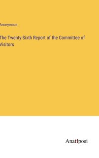 Front cover_The Twenty-Sixth Report of the Committee of Visitors