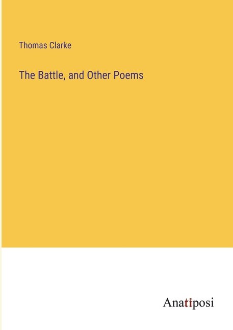 Front cover_The Battle, and Other Poems