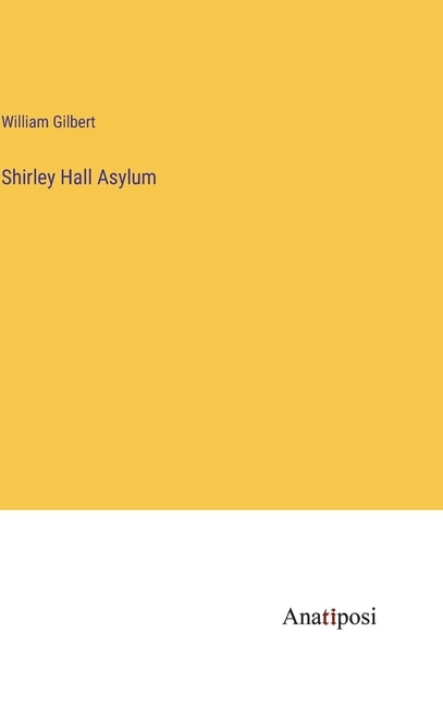 Couverture_Shirley Hall Asylum