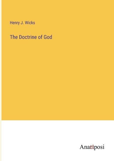 Front cover_The Doctrine of God