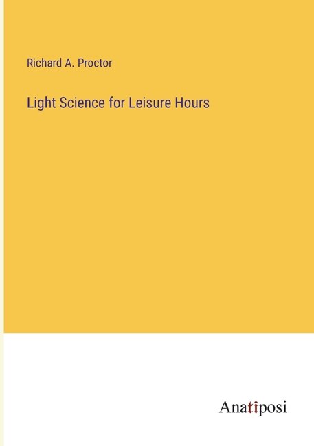 Front cover_Light Science for Leisure Hours