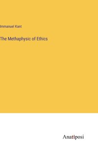 Front cover_The Methaphysic of Ethics