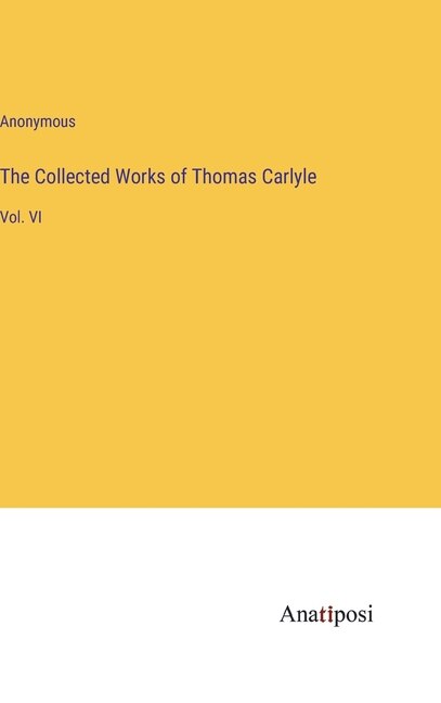 Front cover_The Collected Works of Thomas Carlyle
