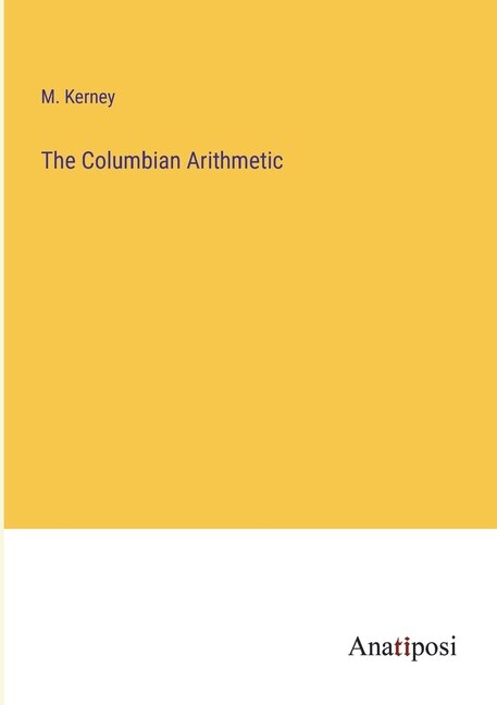 Couverture_The Columbian Arithmetic