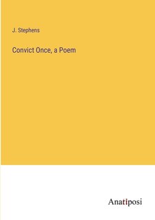 Front cover_Convict Once, a Poem