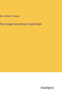 Couverture_The Gospel According to Saint Mark