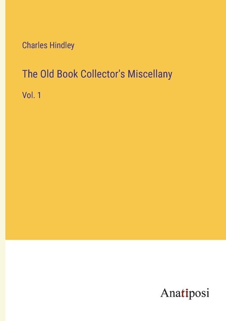 Front cover_The Old Book Collector's Miscellany