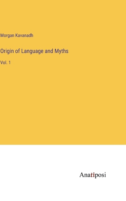 Couverture_Origin of Language and Myths