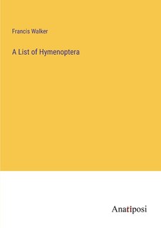 Couverture_A List of Hymenoptera