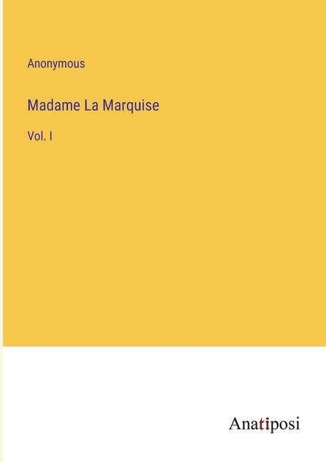 Couverture_Madame La Marquise