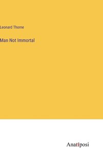 Couverture_Man Not Immortal