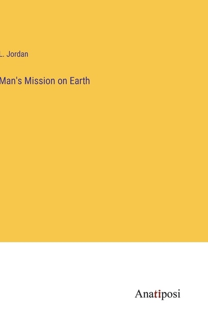 Couverture_Man's Mission on Earth