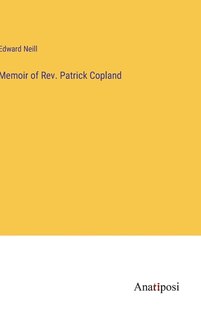 Front cover_Memoir of Rev. Patrick Copland