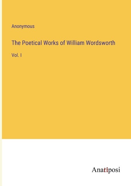Front cover_The Poetical Works of William Wordsworth