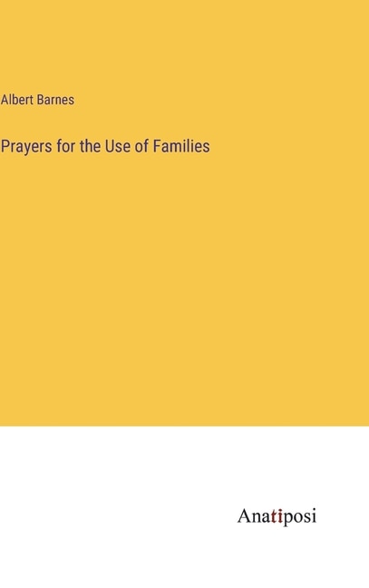 Front cover_Prayers for the Use of Families