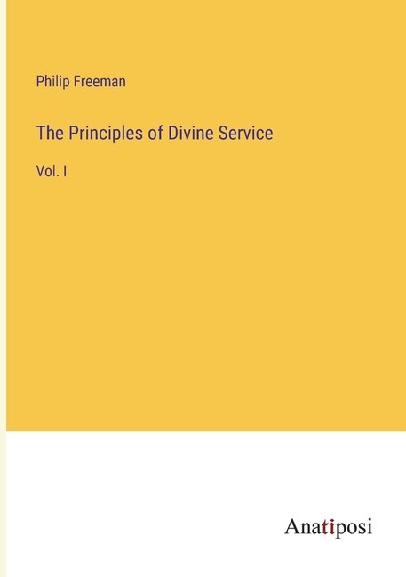 Front cover_The Principles of Divine Service