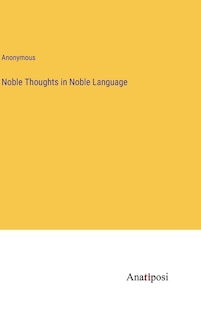 Front cover_Noble Thoughts in Noble Language