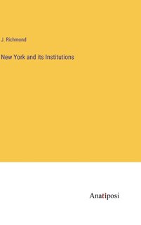 Front cover_New York and its Institutions