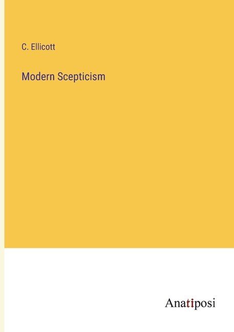 Front cover_Modern Scepticism