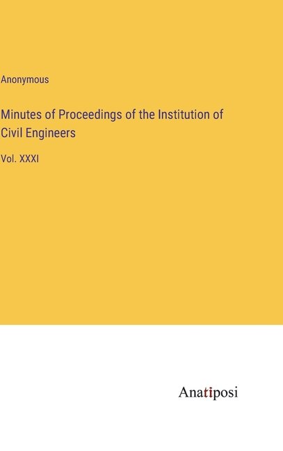 Front cover_Minutes of Proceedings of the Institution of Civil Engineers