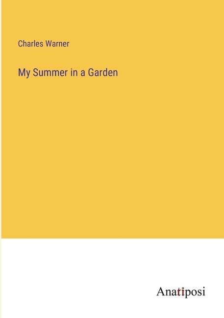 Front cover_My Summer in a Garden