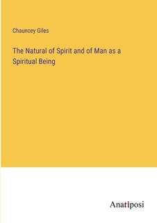 Couverture_The Natural of Spirit and of Man as a Spiritual Being