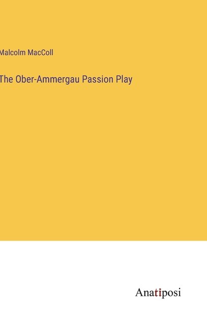 Couverture_The Ober-Ammergau Passion Play