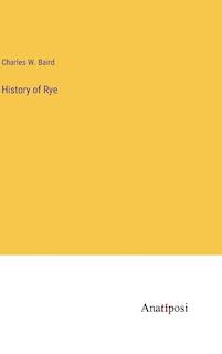 Front cover_History of Rye