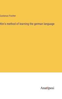 Front cover_Ahn's method of learning the german language