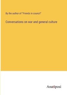 Couverture_Conversations on war and general culture