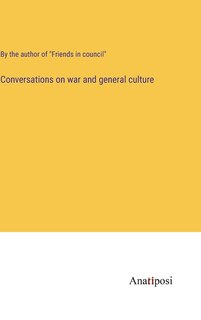 Front cover_Conversations on war and general culture